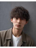 メンズリュール 心斎橋(Men's Lueur.) サーフカール ツイストスパイラル ツイスパ ラウンドマッシュ
