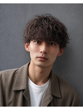 メンズリュール 心斎橋(Men's Lueur.) サーフカール ツイストスパイラル ツイスパ ラウンドマッシュ