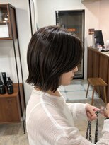 バブルス 溝の口(BUBBLES) くびれボブ◎オリーブグレー【BUBBLES溝の口】