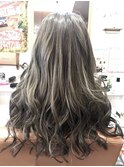 アイスグレージュ ナチュラルグラデーション