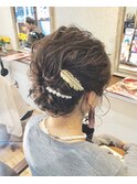 ゆるふわウェービーアップ