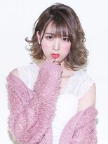 ラックスビー サファリ 阿倍野ルシアス店(LUXBE SAFARI)&nbsp;大人可愛い耳かけパーマヘア【LUXBE 阿倍野ルシアス店】