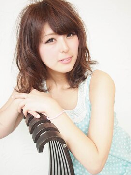 ヘアーサロンブランコ(hair salon blanco) リッチブラウン×ミルクデジタルパーマ【パーソナル診断美容室】