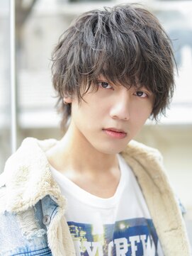 アクロス 原宿(AKROS) 髪西くん ゆるふわマッシュウルフ