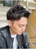 【津賀 涼】大人かき上げパーマアップバングショート☆