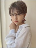 前髪長め/マッシュショート
