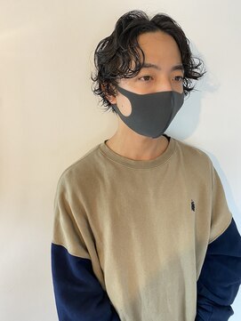 キコエル 三軒茶屋(kikoeru) 無造作かき上げ韓国マッシュパーマ