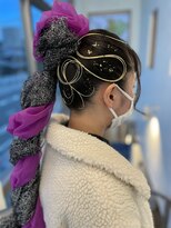 トップヘアー 中庄店(TOP HAIR fuapua)&nbsp;ヘアセット　水引/金箔　【 mery 】