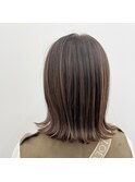 ハイライト×グレージュ