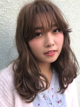 ヘアーショップ エヌアンドエー 越谷店(hair shop N&A) フェミニンロング×ミルクチョコレート