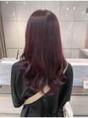 ピンクレッドカラー