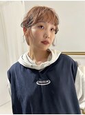 福井　大和田　デザインカラー　ツートンカラー　ヘアアレンジ