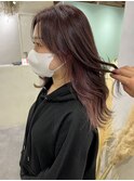 ◆◇顔周りレイヤー コントラストのあるピンクラベンダー◇◆