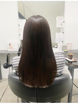 イレス 札幌円山店(IRESU) ドレスヘア/ショコラアッシュ/縮毛矯正・ストレート