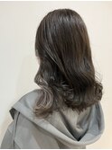 ミディアムインナーカラー_ベージュ