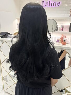 リルミー(Lilme) 髪色が暗くてもできる！ブルーブラック＊まゆ
