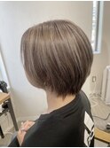 イメチェン/似合わせカット/フルバング/レッドブラウン/柏