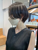 アイティーバイアルバム 八王子店(IT by ALBUM)&nbsp;ニュアンスカラーフレンチカジュアルアッシュブラック_ba393171