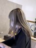 【ハイライト】ケアブリーチ+カラー+カット￥24000#青山#表参道駅