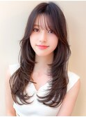 毛先ワンカール×レイヤーカット×小顔カット　20代30代40代京都