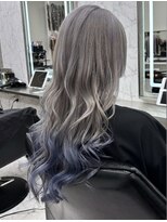 ジェプシー(JPCY)&nbsp;シルバーカラー/裾カラー/ハイトーン