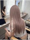 【ミルクティーグレージュ/小顔に見えるワンレン】嶋津 雄大