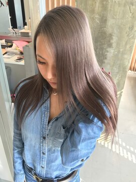 キング(K!ng) 縮毛矯正髪質改善ハイライトレイヤーカット枚方美容室エクステ