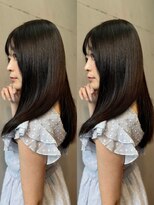 ラグゼ(Luxe)&nbsp;酸性ストレート×地毛風カラー【表参道　青山　髪質改善】