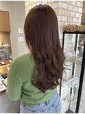 ツヤツヤワインレッドカラー