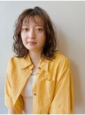 パーマ ミディアム レイヤー レイヤーパーマ ウエーブパーマ