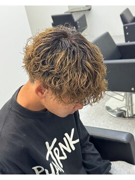 ブライト(BRIGHT) ツイストスパイラルパーママッシュブリーチパーマ