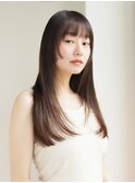 レイヤーカット 髪質改善  チョコレートカラー  透明感カラー