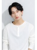 ニュアンスパーマ、アップバングマッシュ