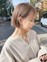 ガーデン 渋谷(GARDEN)&nbsp;小顔大人ボブ暗めカラーミディアムデザインカラー