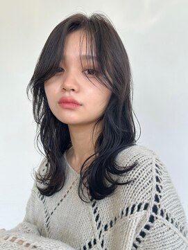 バイオレット ナゴヤ(Violet Nagoya) うざバング/顔周りレイヤー/暗めカラー/アッシュブラウン