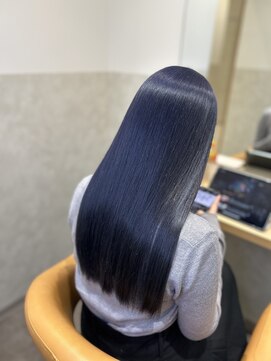 deep blue [ダブルカラー／ブリーチ／髪質改善]