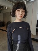 小顔/オリーブグレー/ココアベージュ/黒髪/暗めカラー/髪質改善