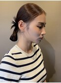タイトアレンジ艶アレンジリボンアレンジお団子アレンジ