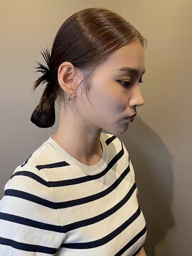 ヘアーアイストゥーレ(HAIR ICI TRE) タイトアレンジ艶アレンジリボンアレンジお団子アレンジ