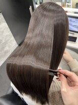 ピリオド 赤坂(Period.)&nbsp;ミディアムヘアーチョコレートカラー　赤坂見附