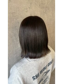 ポリマン 西新井(poliment) 柔らか質感キープ髪質改善とボブディスタイル/ショートボブ