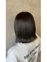 ポリマン 西新井(poliment) 柔らか質感キープ髪質改善とボブディスタイル/ショートボブ