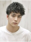 似合わせカットマッシュヘアパーマショートツイストスパイラル