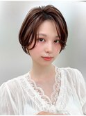大人ショート/ショートレイヤー/上品ヘア/透明感カラー