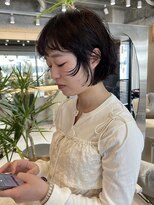 ムクコア(Muk CORE)&nbsp;ショートボブパーマボブニュアンスルーズパーマ川崎