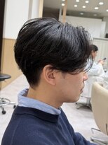 ユニックス ララポート豊洲店(UNIX Salon&Spa) 前下がりセンターパート/豊洲