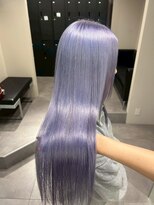 ベレーザ 渋谷(BELEZA)&nbsp;18699アイスブルーアンブレラカラーロングレイヤーエンドカラー
