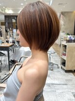 アフロート トウキョウ(AFLOAT TOKYO)&nbsp;似合わせショートボブ30代40代小顔銀座ひし形前上がり縮毛矯正