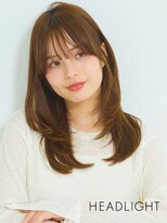 グラ デザイン アンド ヘアー 四条大宮店(GRAS DESIGN & HAIR by HEADLIGHT)&nbsp;くびれミルクブラウン小顔ウルフミディアム似合わせレイヤー韓国