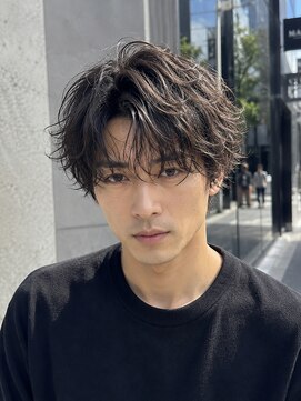 アイトーキョー 名古屋栄(AI TOKYO) ニュアンスパーマ/フェザーパーマ/センターパート/名古屋/栄